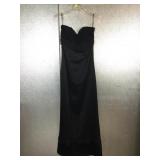 Evening gown prom dress, black sz 4