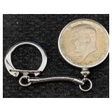 1964 Kennedy Half Dollar Keychain