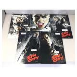 5 Sin City Movie Posters. 13.5x20