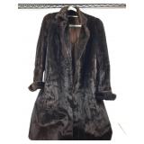 Full Length Brown Fur Coat By Martin Victor Furs,