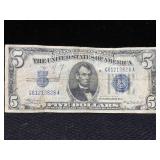 1934a $5 Silver Certificate