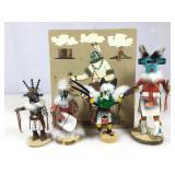 Native American Hand Made Kachina Dolls & Sand