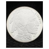 1 Ozt .999 Fine Silver Buffalo Coin