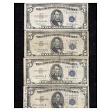 4-$5 Silver Certificates