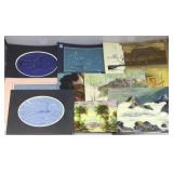 RB Watkin Signed Pen & Ink Sketches, Signed