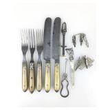 Vtg Swedish Sugar/Olive Tong, Depose Folding