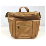 Fawn Design Faux Leather Backpack/Diaper Bag.