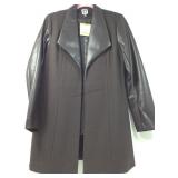 Anne Klein chocolate brown jacket & blouse sz S