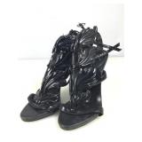 Vero Cuoio stiletto high heel shoes black sz 5