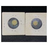 1857 & 1859 California Gold Coins