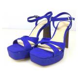 New Gianni Bini high heeled shoe, blue sz 6
