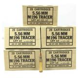 100 Rounds 5.56 Tracer Ammo - Lake City