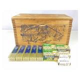 1,400 Rounds 22LR Ammo with Vtg Wood Crate