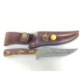 Schrade Ducks Unlimited Hunting Knife with Sheath