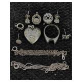 Sterling Jewelry Incl. Necklaces, Pendant & More,