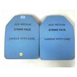 Pair Ballistic Armor Plates - sz M - 7.62 M2AP