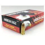 50 Rounds 9mm Ammo - 115gr FMJ