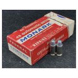 50 Rounds 45 ACP ammo - 185gr Wad Cutters