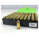 100 Rounds 380 ACP Ammo