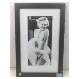 Framed photo, black & white, Marilyn Monroe,