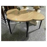 Art Deco Coffee Table - wood base with Acrylic