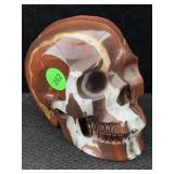 4in Carved Agate Stone Skull