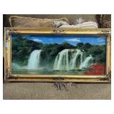 Lighted Moving Waterfall With Sound Display 39x19
