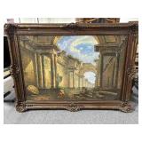 Large 7x5ft Painting on Canvas signed Gaucci -