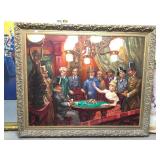 Large Palmer Schoppe Signed Painting On Board.