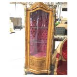 Antique French Louis XV Style Curved Front