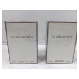 2 sealed NIB cologne/perfume spray bottles.