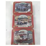 3 NIB texaco ERTL collectors club cars with