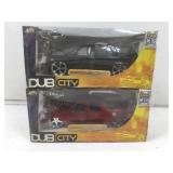 2 dub city Java toys 1:24 scale model cars. Box