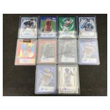 Mixed lot of autographed sports cards