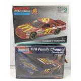 2 monogram 1:24 scale model build kits. Open box.