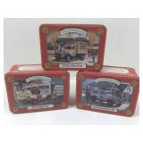 3 NIB texaco ERTL collectors club cars with