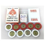 Casino Chips, Cards & Matchbook.  Casino de
