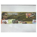 Signed Tony Stewart, JGR collectible banner