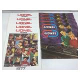 Lionel catalogs, asstd
