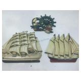 Ship wall decor set