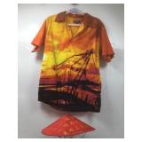 Creepers Revolutions Hawaiian style shirt, sz L &