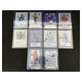 Mixed lot of autographed sports cards