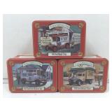 3 NIB texaco ERTL collectors club cars with