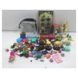 Collection of action figure, mini fig toys.