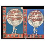 2 Fully Illustrated The Atlas Stamp Albums Of The