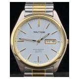 Waltham Quartz Watch, Water Resistant 100 Ft,