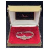 Gruen 14k White Gold Wind Up Watch, Tw 19.7g,