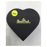 Rosenthal Pink Crystal Heart Paperweight in Box