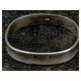 Sterling Silver Bangle Bracelet, Tw 32.4g,
