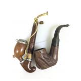 2 Estate Pipes. Custombuilt Briarwood & Bruyere